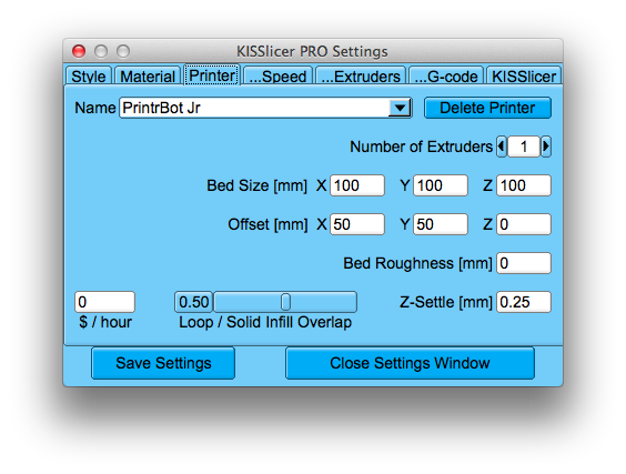 Marlin and Kisslicer settings for awesome print quality