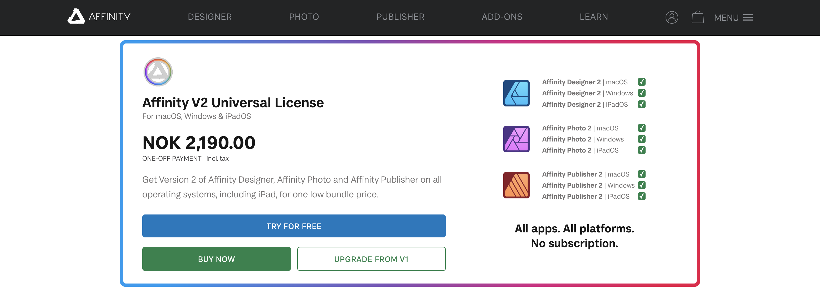 Article image for Leaving Adobe for all apps