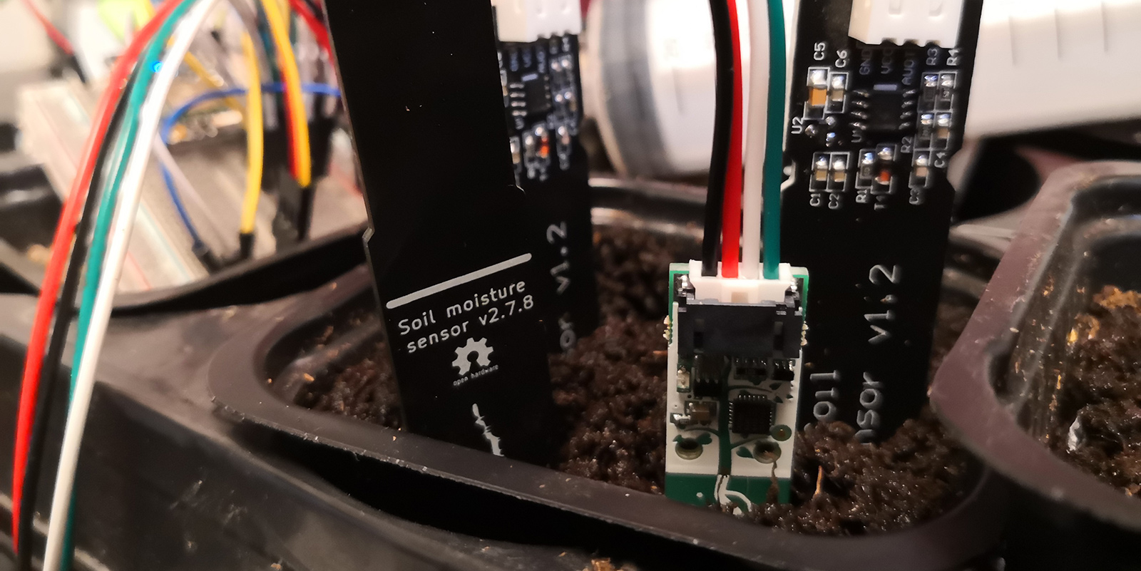 Adafruit STEMMA - Sensor de humedad de suelo Capacitivo I2C