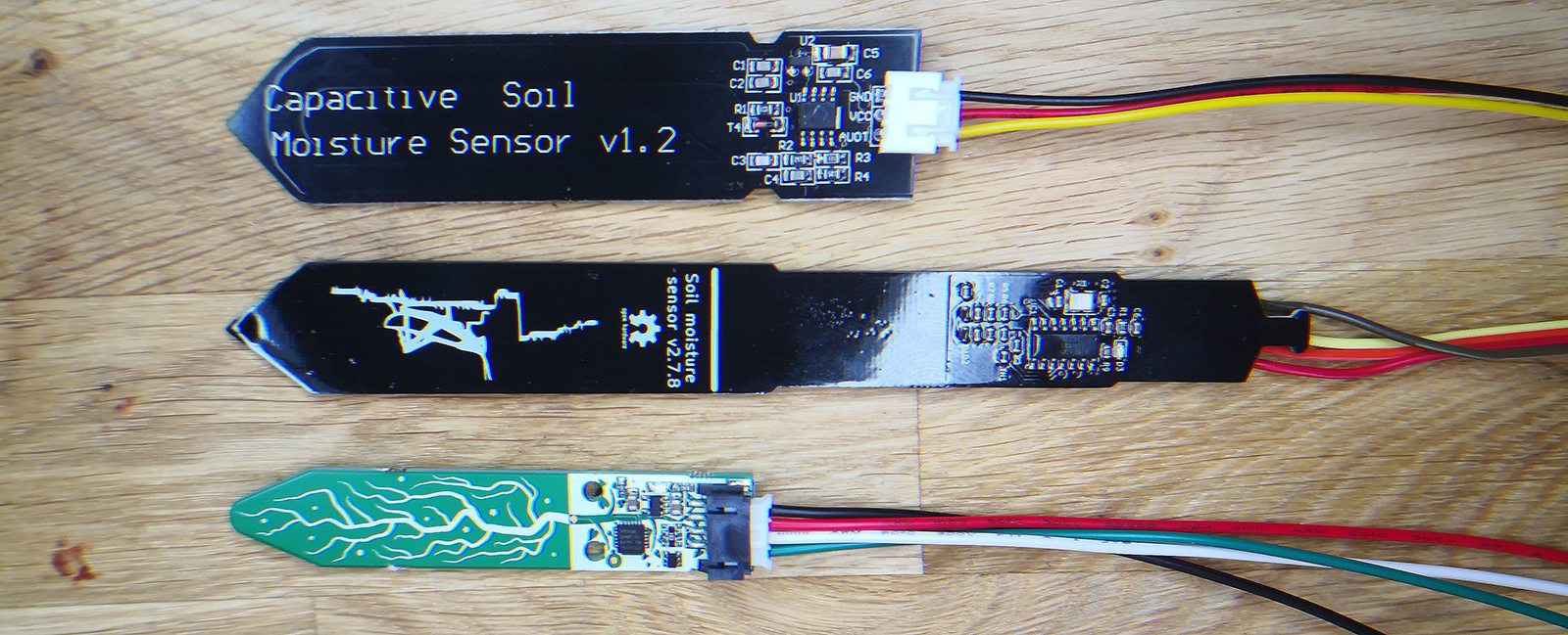 Monk Makes Plant Monitor - Capacitive Moisture Meter [Temperature