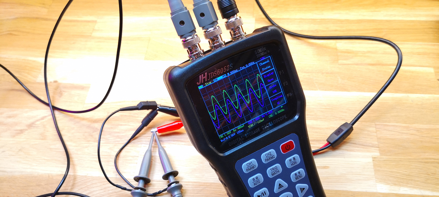 Article image for Jinhan JDS6052S Review - a 50Mhz portable Oscilloscope @ $100?