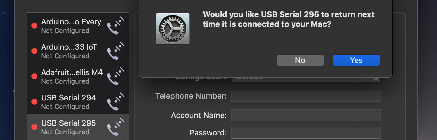 Article image for Too many USB Serial’s listed in OSX Network