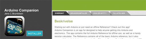 Article image for Arduino Companion - my first app for devices is out